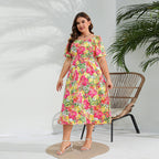 Floral Midi Dress Day to Night