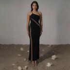 One Shoulder Backless Dress