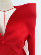 Star Design Slim Trench Coat Dress