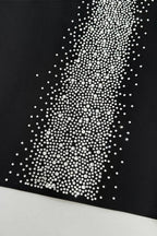 Rylihd One-Shoulder Mesh Rhinestones Maxi Dress
