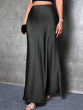 AmyVictoria | Satin High-Waist Skirt