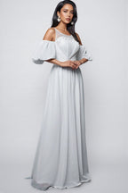Calyxn White Short Sleeve Maxi Dress