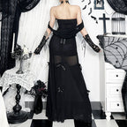 Dark Gothic Cape Hooded Multi-wear Dress
