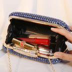 Diamond Encrusted Clutch Bag by Sara