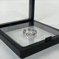 Heart rhinestone contrast ring  | Festival Outfits Women