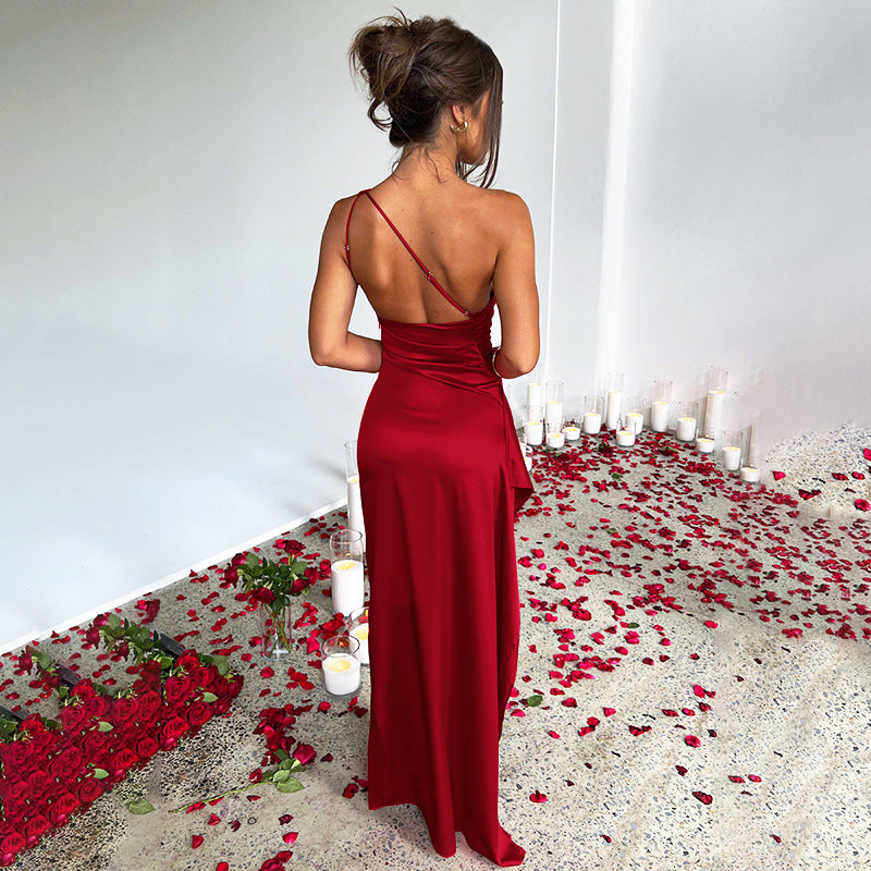 | Satin Maxi Dress