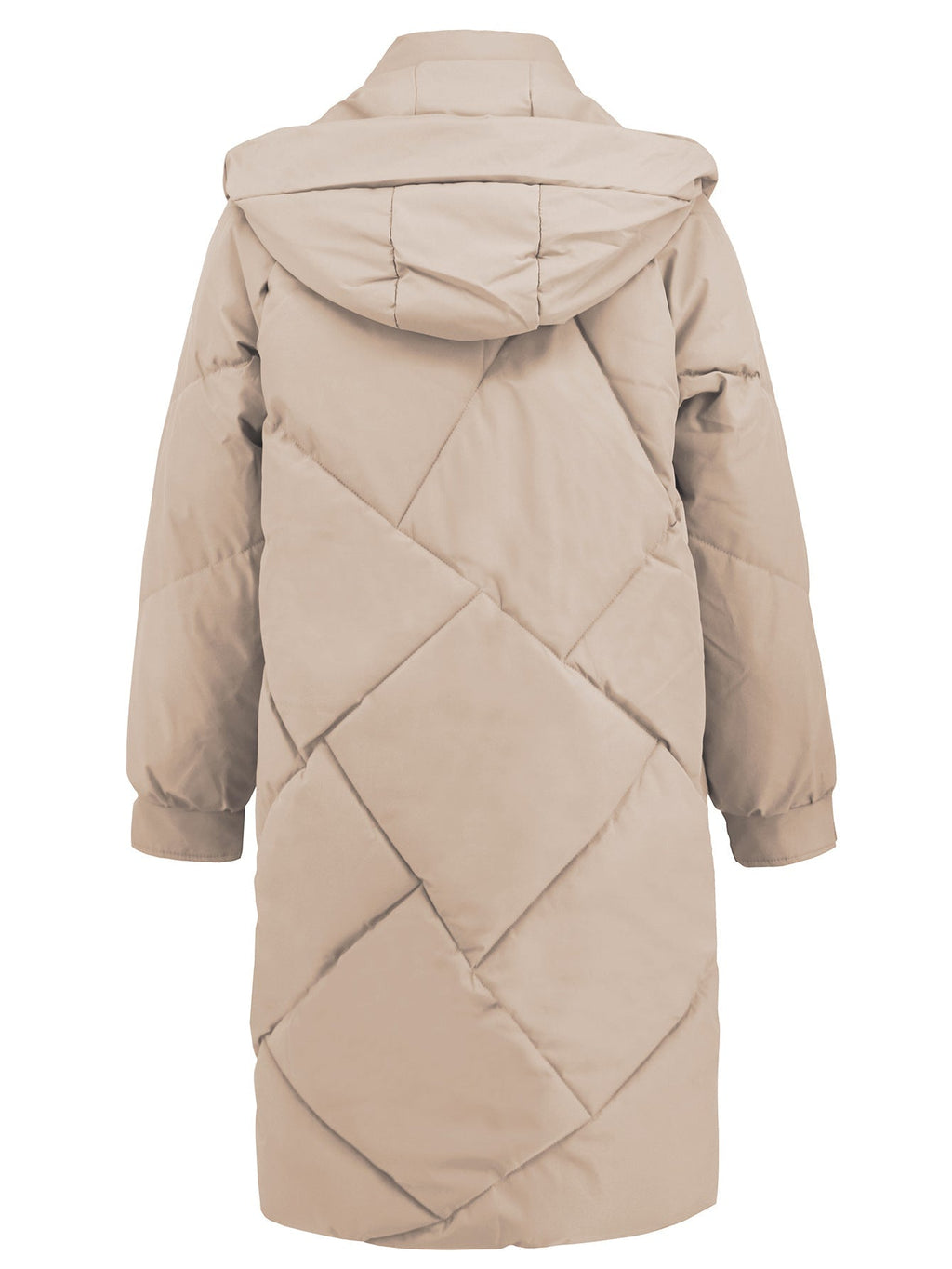 Hooded Slim-Fit Thermal Padded Coat