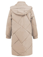 Hooded Slim-Fit Thermal Padded Coat
