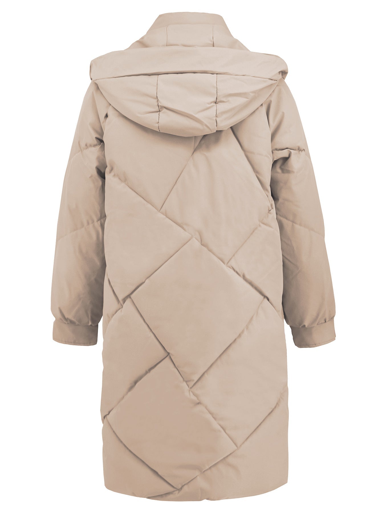 Hooded Slim-Fit Thermal Padded Coat