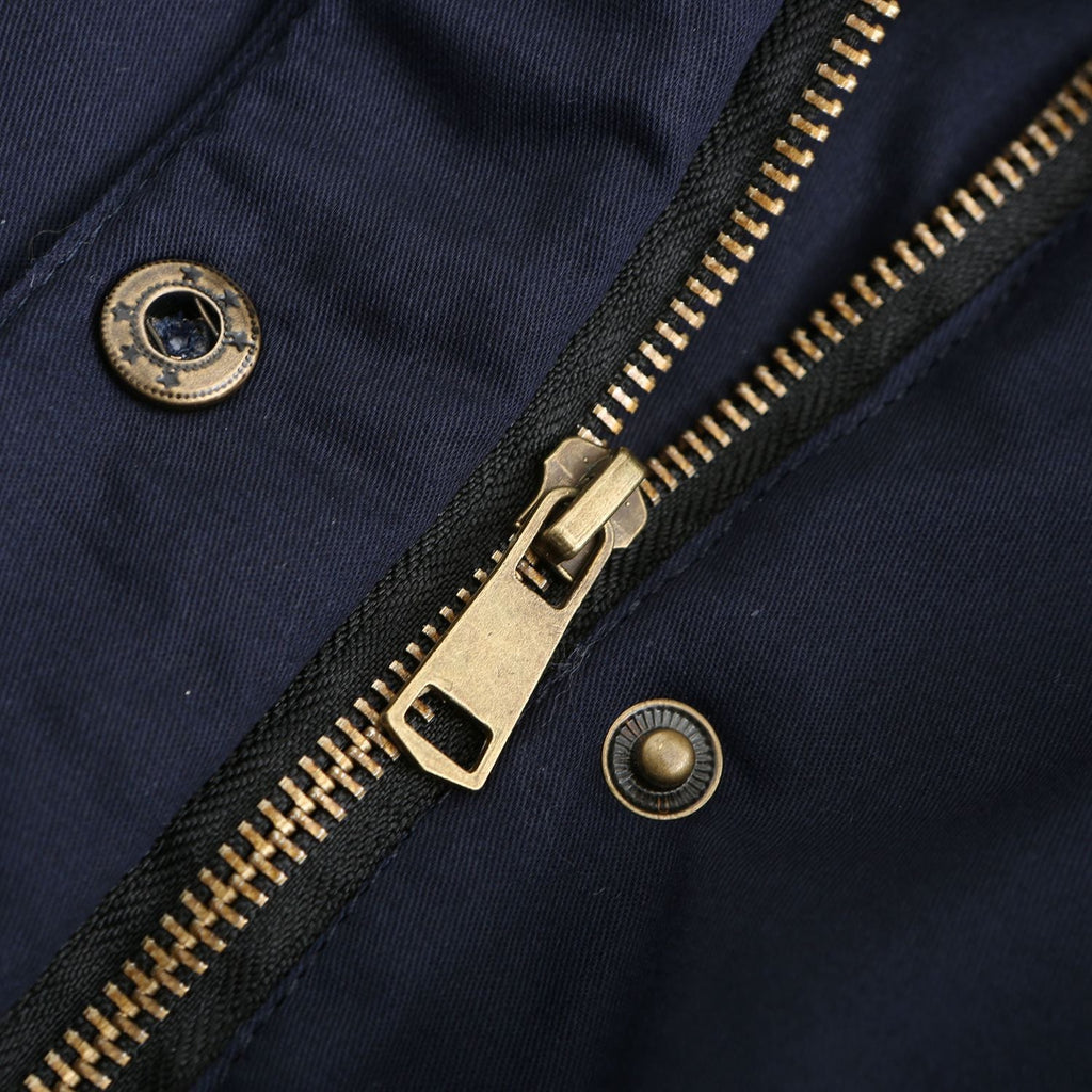 Fleece Lined Hooded Parka Jacket