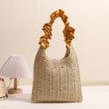 Lacework Straw Bag Solid Color Woven Bag Casual