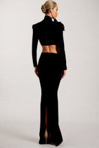 Calia High Neck Top Maxi Dress Two-Piece Set