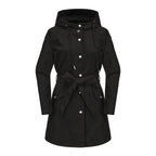 Hooded Waterproof Loose Trench Coat