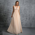 Evening Dress Deep V Plunge neck Lace up Sexy Evening Dress