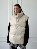 Cotton Loose Vest Jacket