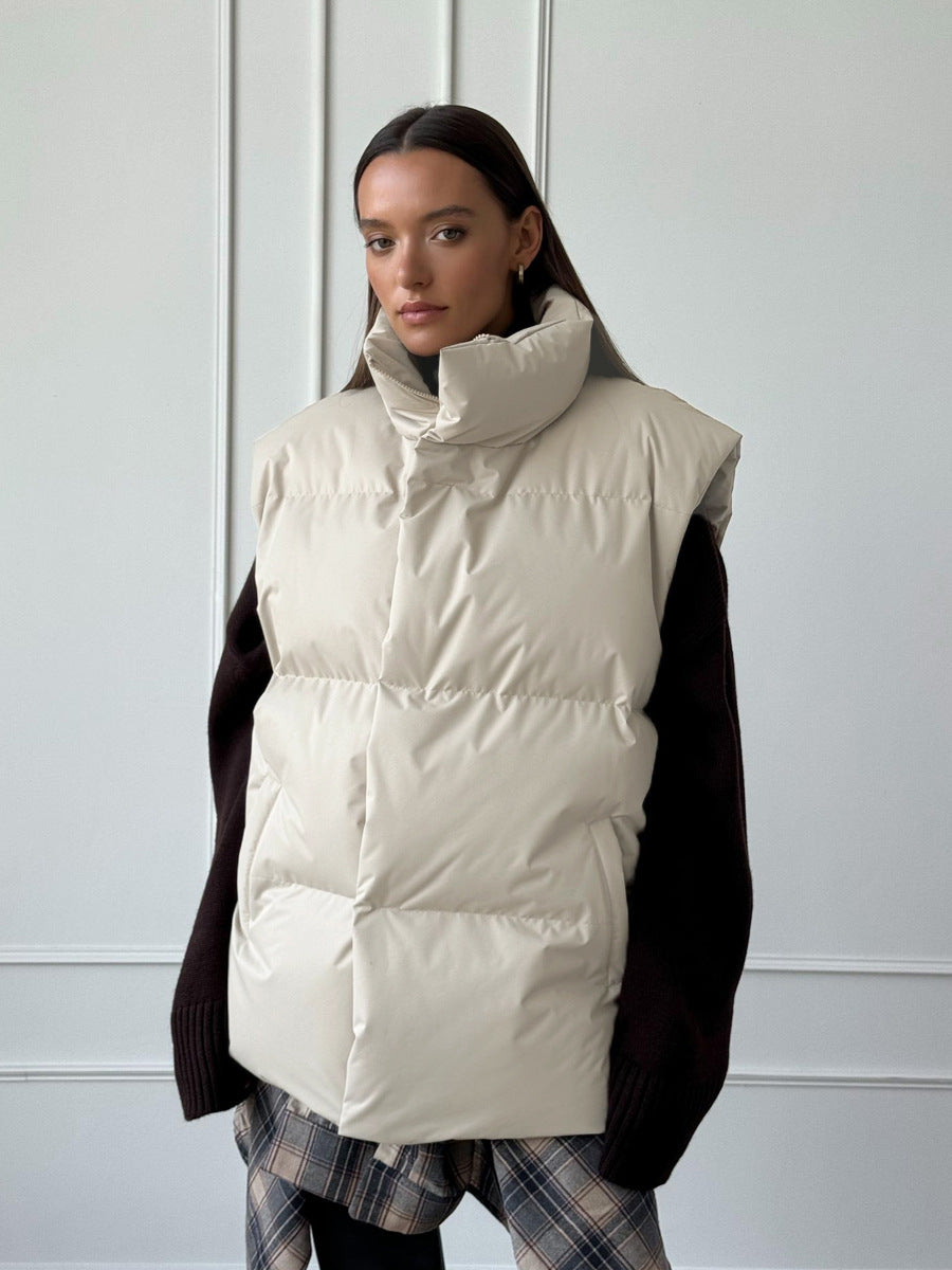Cotton Loose Vest Jacket