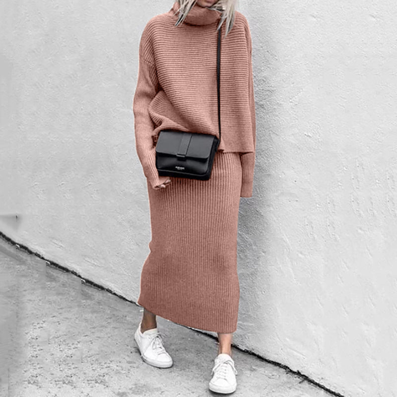 | Women's Pullover and Skirt Set
