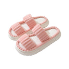 AmyVictoria™ – Cozy Fluffy Open-Toe Home Slippers