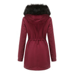 Fleece Lined Hooded Parka Jacket