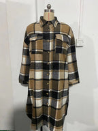Plaid Long Coat