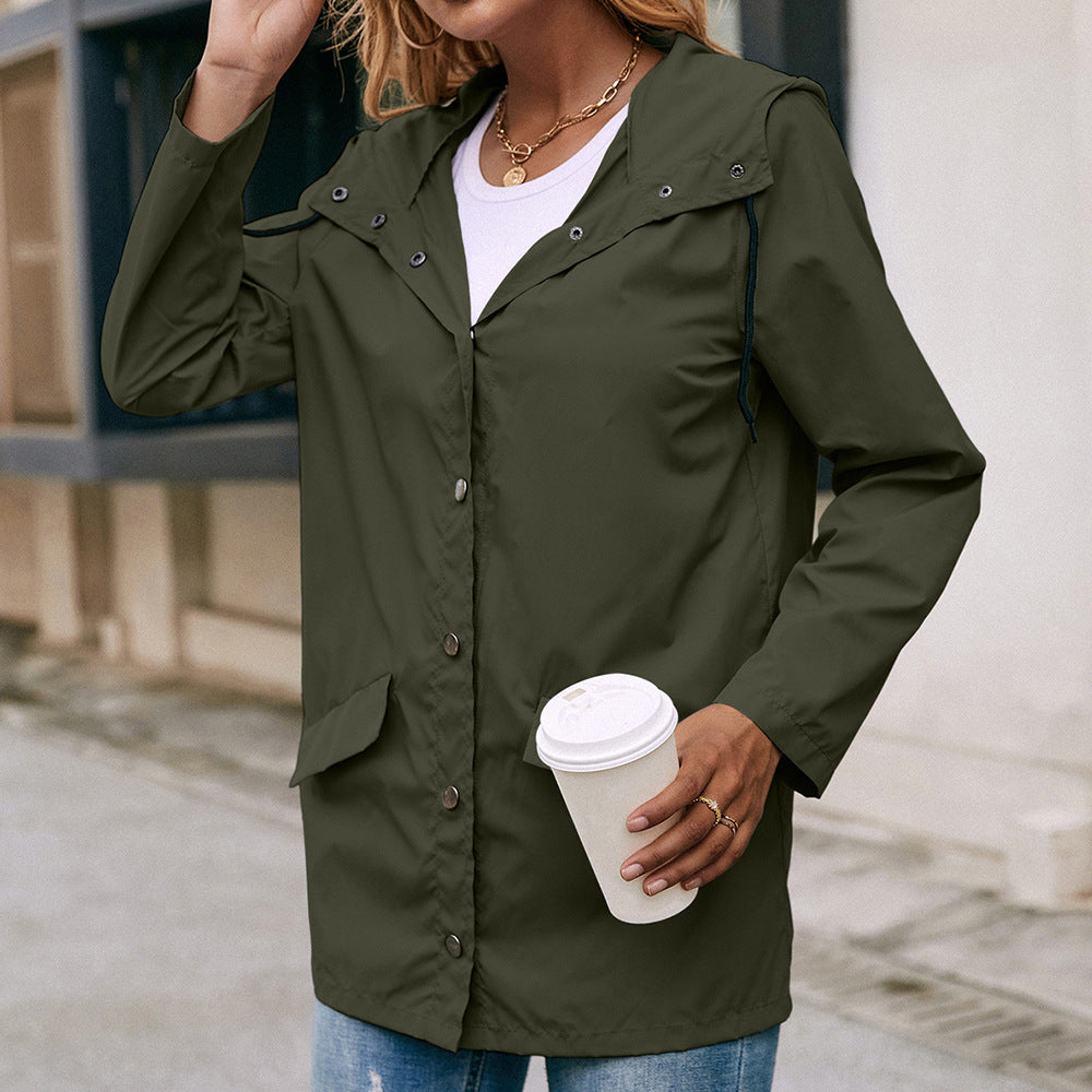 Waterproof Hooded Raincoat