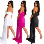Victoria Premium Women's Asymmetrical Evening Dress Everyday Luxe Edit