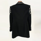 Slim Fit Embellished Blazer