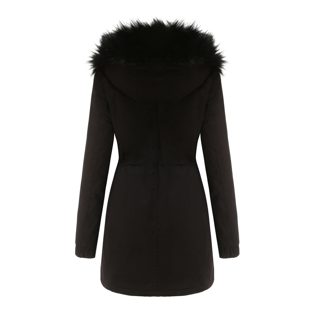 Fleece Lined Hooded Parka Jacket