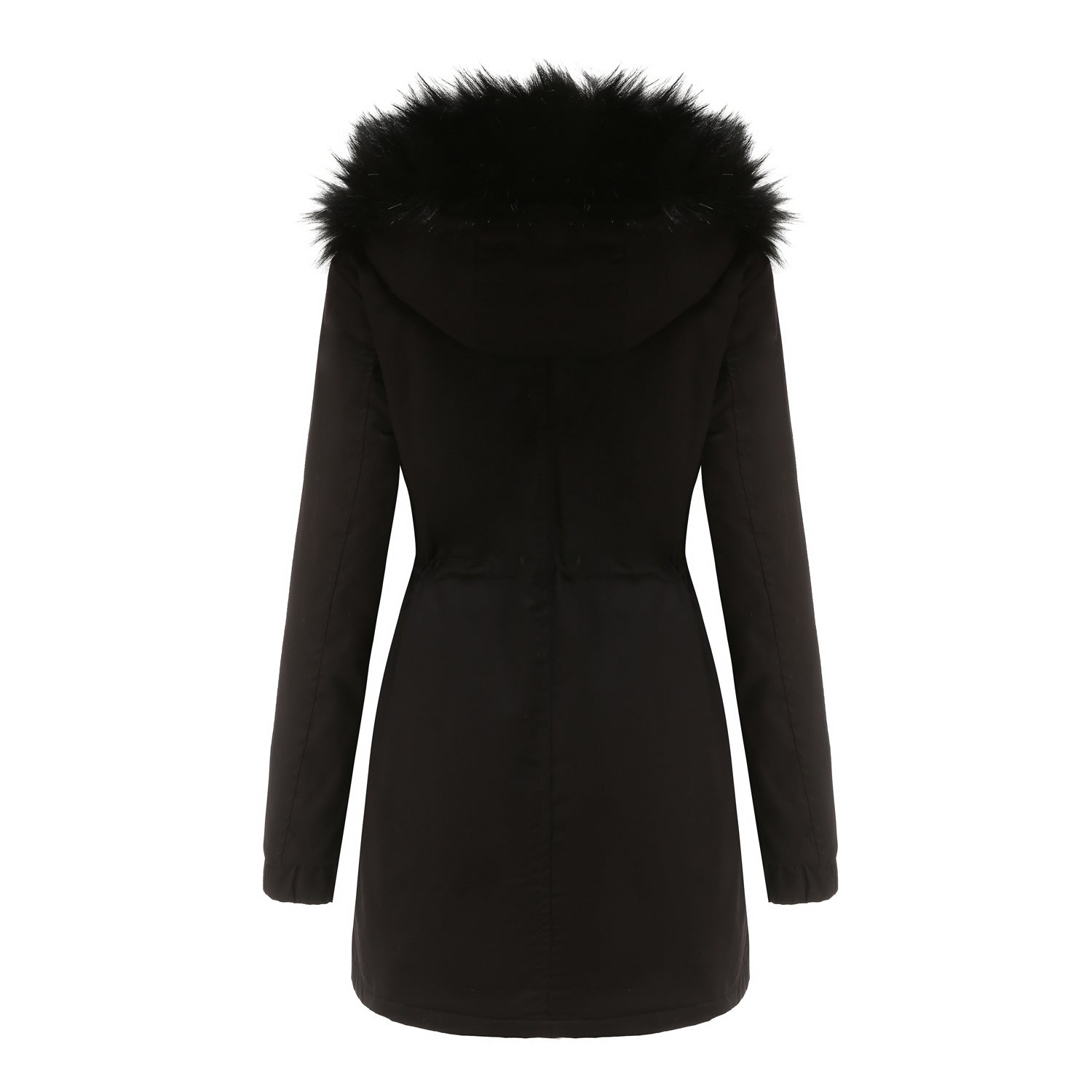 Fleece Lined Hooded Parka Jacket
