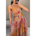 Floral Printed Gown