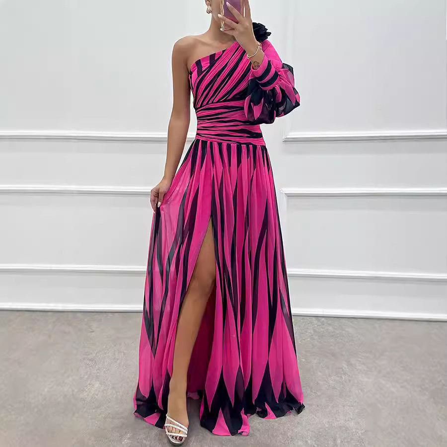 Exotic Printed Maxi Dress