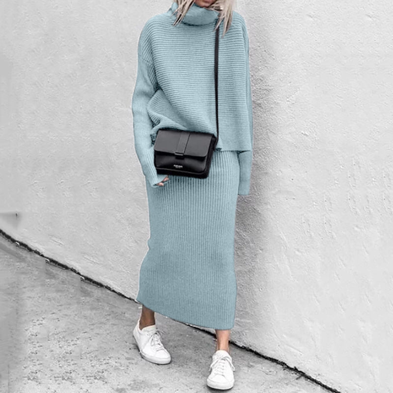 | Women's Pullover and Skirt Set