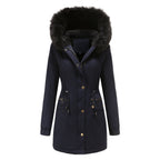 Fleece Lined Hooded Parka Jacket