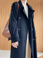 Draping Loose Trench Coat