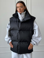 Cotton Loose Vest Jacket