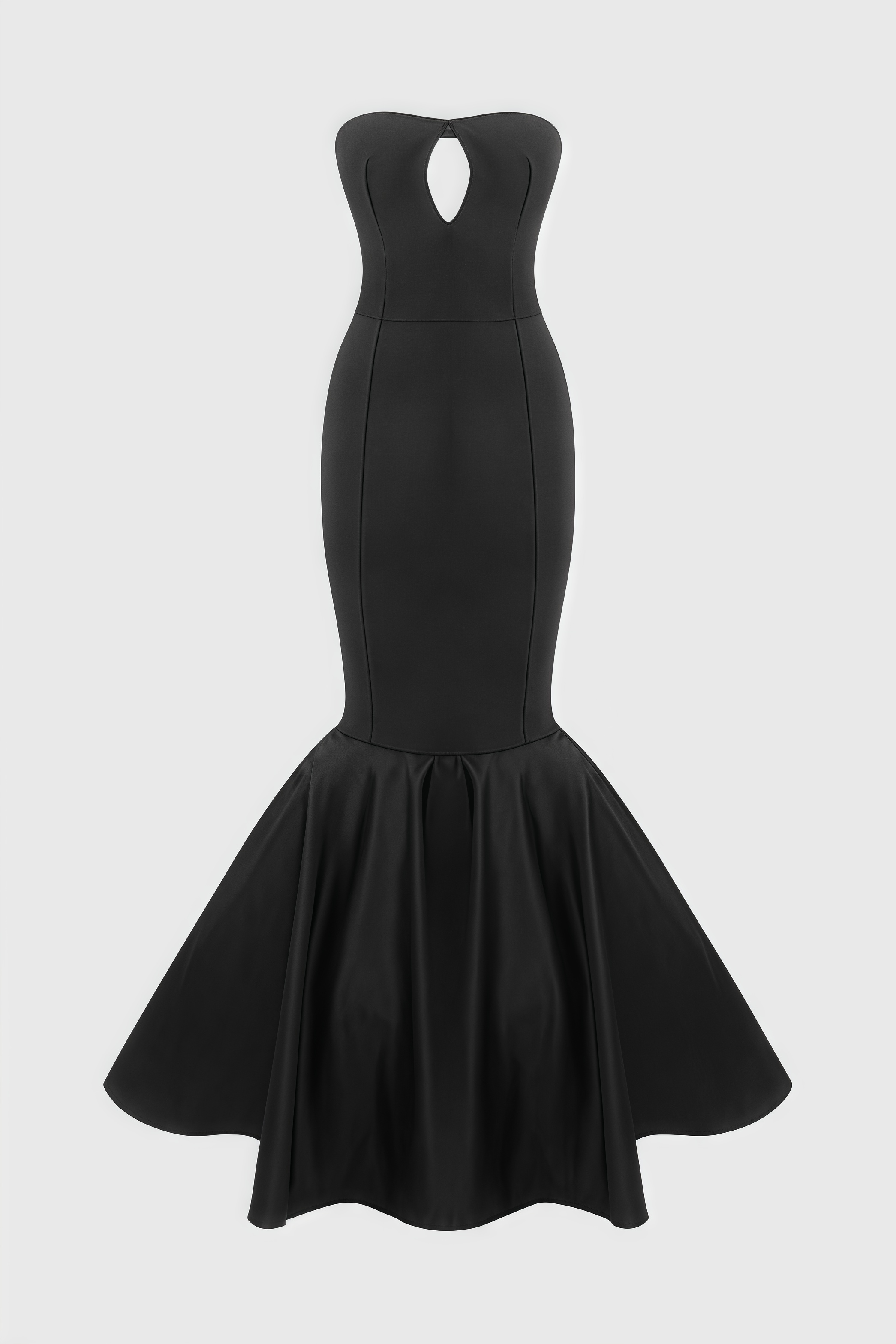 Hagad Bustier Skinny Fishtail Maxi Dress