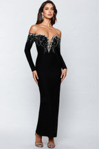 Darle One-Shoulder Bandage Maxi Dress