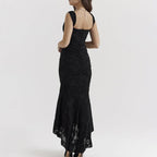Floral Lace Off-Shoulder Bodycon Dress