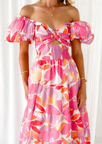 Emily Exclusive Dress with Puff Sleeves Boutique Collection