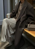 Victoria - Double-Breasted Wool Overcoat