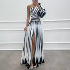 Exotic Printed Maxi Dress