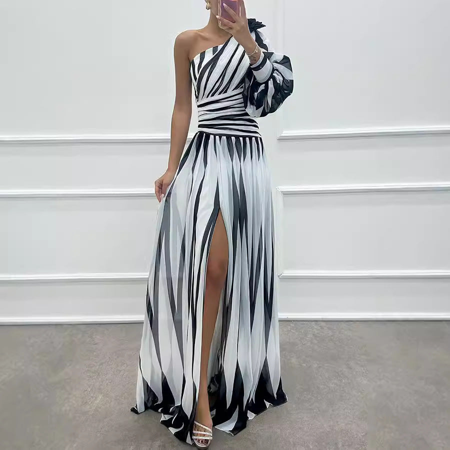 Exotic Printed Maxi Dress