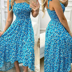 Xenia Luxe Women's Floral Maxi Dress with Adjustable Shoulder Straps Evening Wear Edit