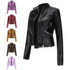 Motorcycle Jacket Faux Leather