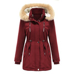 Lambskin Fleece Padded Loose Parkas