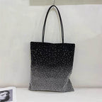 Gradient Rhinestones Tote Bag by Karen