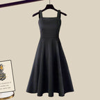 Agatha Aesthetic Dress and Sweater Set Evening Wear Edit
