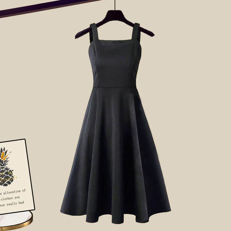 Agatha Aesthetic Dress and Sweater Set Evening Wear Edit