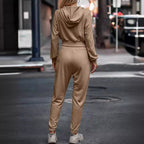 Casual Soft Comfortable Relaxed Cozy Simple Classic Long-Sleeve Suit
