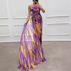 Printed Wedding Guest Dress